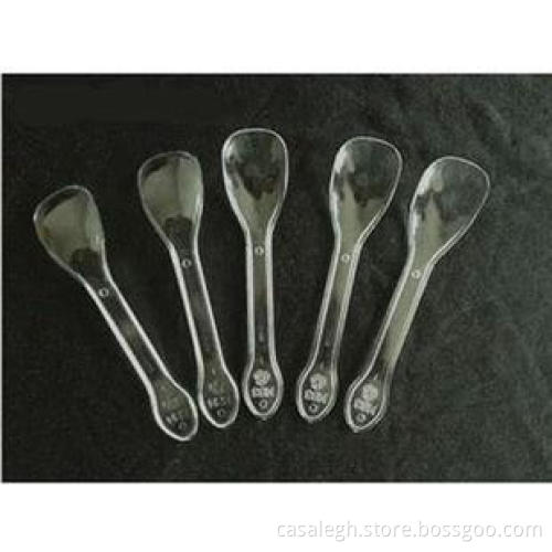 Disposable Wrapped Plastic Cutlery , Clear PS Spoons L103mm